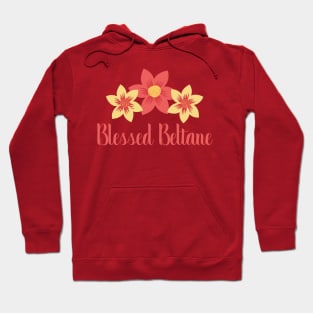 Beltane Floral Wicca Holiday Gift for Pagans Hoodie